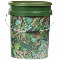 18 Litre Ivy Camo Plastic Bait Bucket