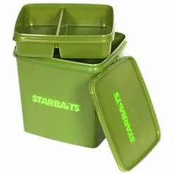 Starbaits 11 Litre Square Bucket With Removable Tray