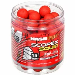 Nash Scopex Squid Red 15mm Pop-Ups
