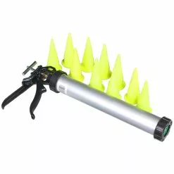 Tackle Box Professional Metal Sausage Gun With 10 Witches Hats